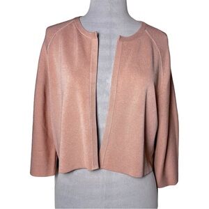 Hugo Boss | Peach Pink Fatilde Cropped Bolero Jacket, XL